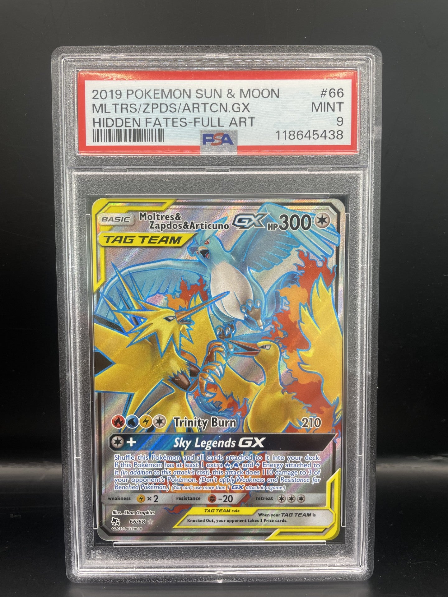 2019 Pokémon Sun & Moon MLTRS/ZPDS/ARTCN.GX Hidden fates Japanese Pokemon PSA 9