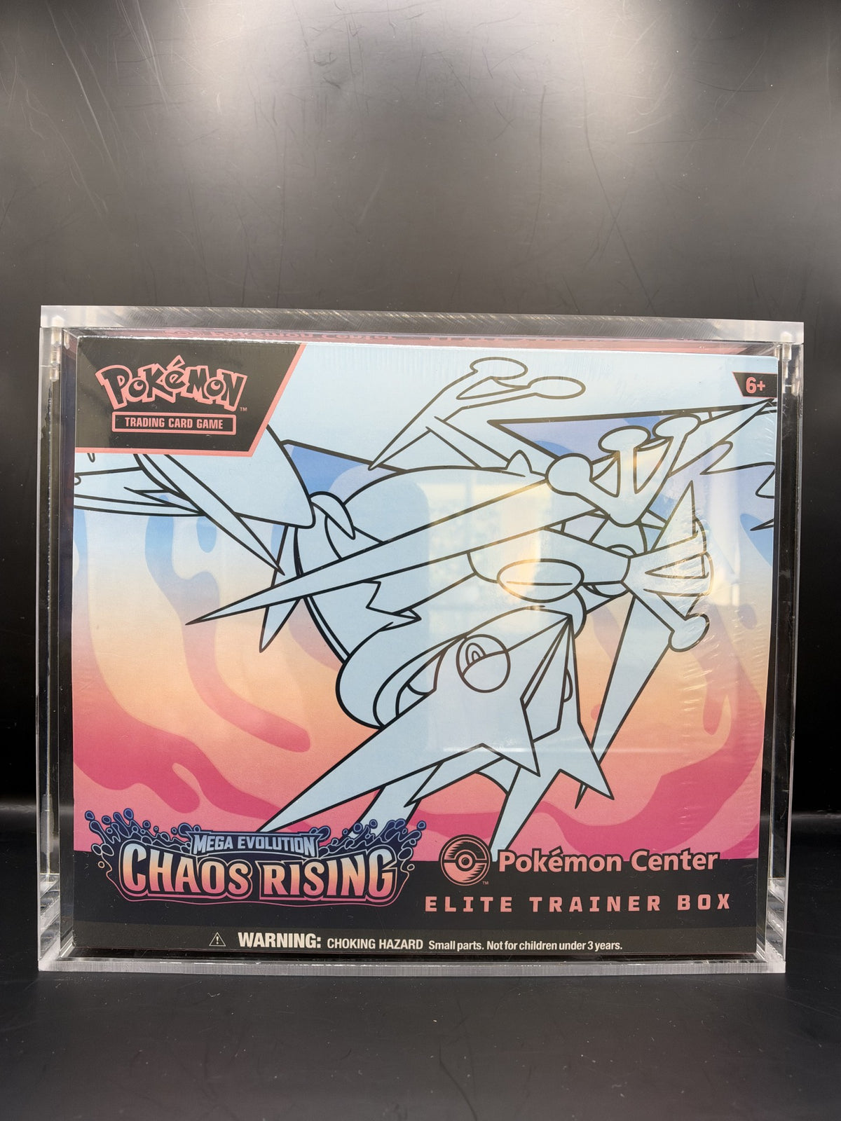English Pokémon Chaos Rising Pokémon Center Elite Trainer Box + Acrylic