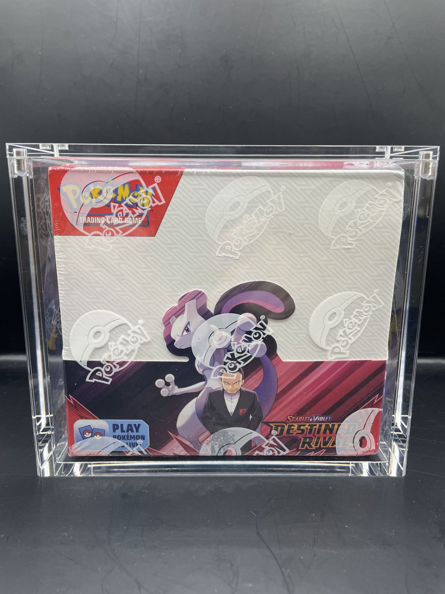 English Pokémon Destined Rivals Booster Box + Acrylic – Kado