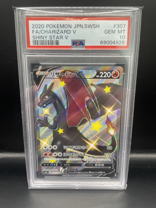 2020 Japanese Pokémon Charizard v Shiny Star V PSA 10