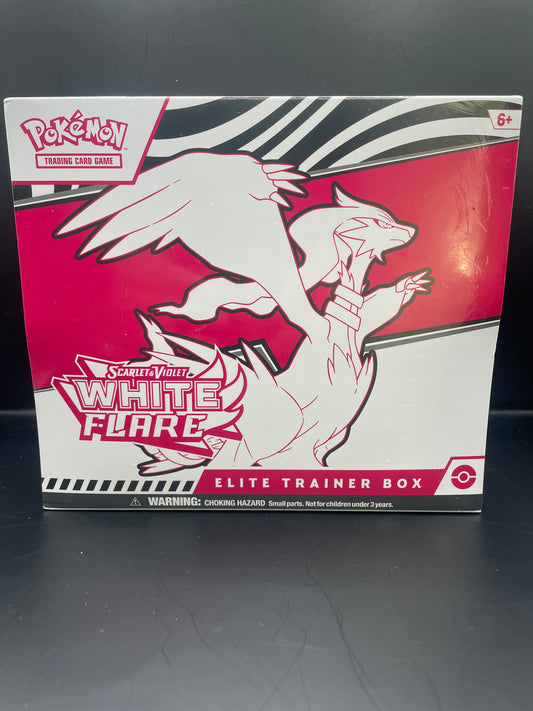 English Pokémon TCG Scarlet and Violet White Flare Elite Trainer Box
