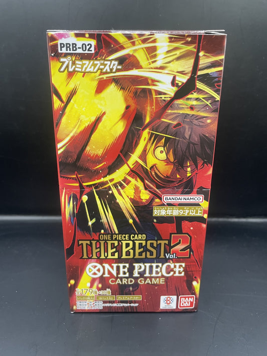 One Piece Card Game The Best Vol.2 PRB-02 Booster Box Japanese