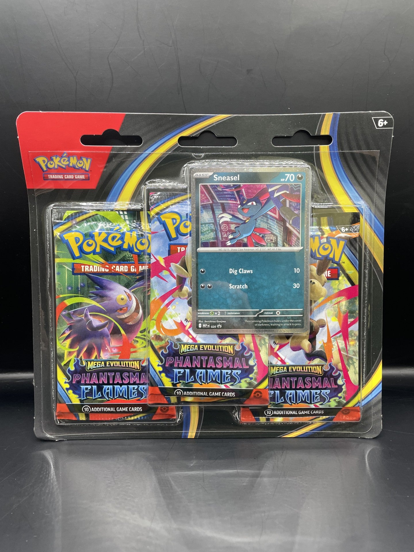 English Pokémon Phantasmal Flames 3 Blister Pack