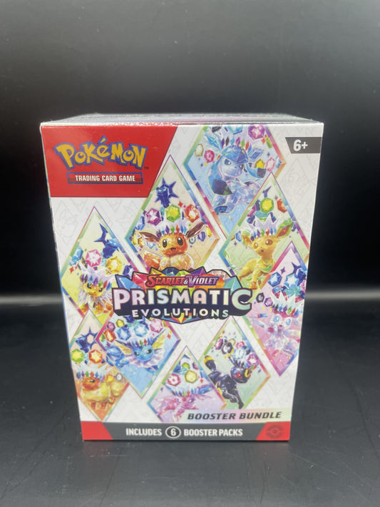 English Pokémon TCG Scarlet and Violet: Prismatic Evolutions Booster Bundle