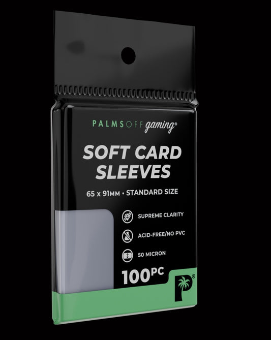 Palms Off Gaming Soft Card Sleeves 65 x 91mm 100 PC