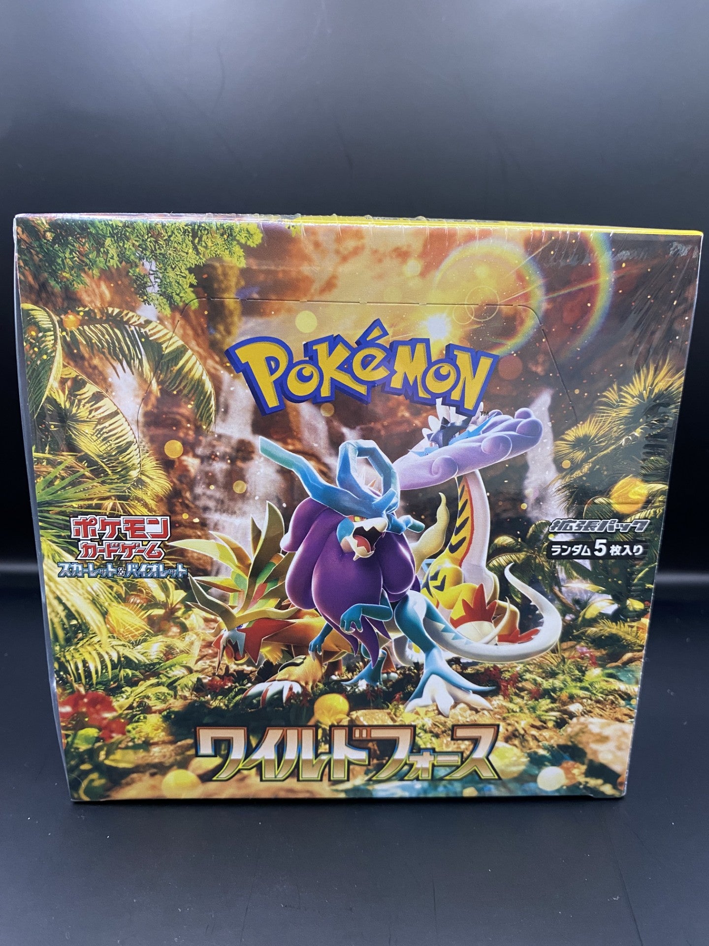 pokemon wild force japanese booster box Pokemon Wild Force SV5K Booster Pack Japanese