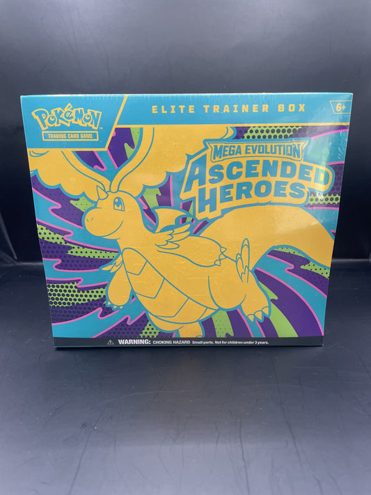 English Pokémon TCG Mega Evolution - Ascended Heroes Elite Trainer Box (ETB)