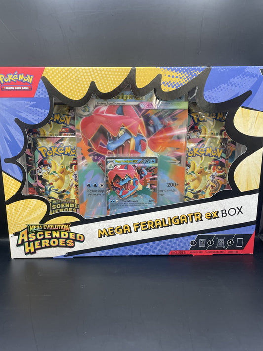 English Pokémon Ascended Heroes ex Box Assorted