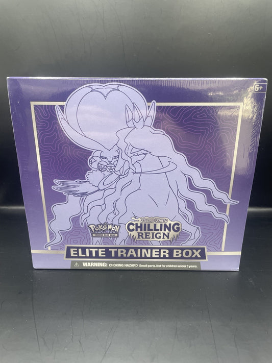 English Pokémon Chilling Reign Elite Trainer Box