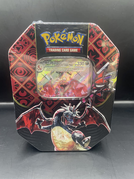 English Pokémon Paldean Fates Charizard Ex Tin