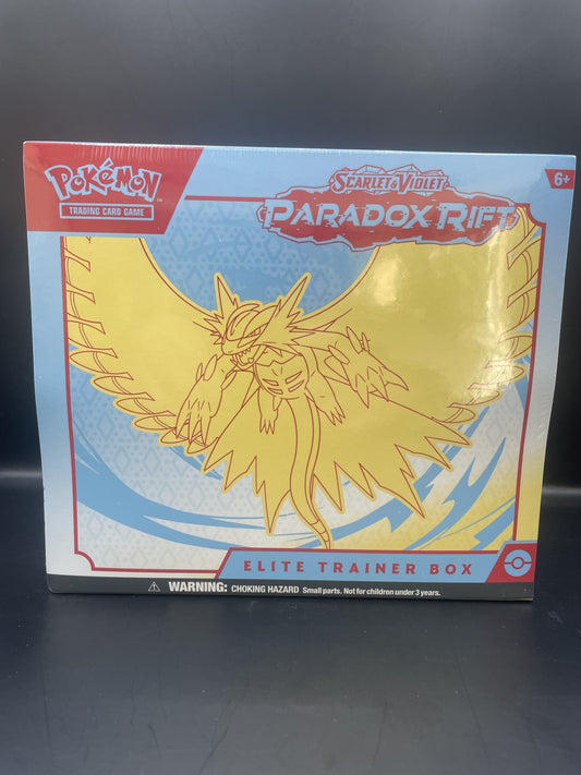 English Pokémon Paradox Rift Elite Trainer Box roaring moon
