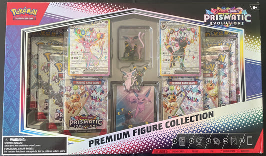 English Pokémon Scarlet & Violet Prismatic Evolutions Premium Figure Collection