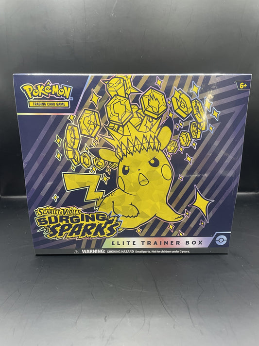 English Pokémon Scarlet & Violet Surging Sparks Elite Trainer Box