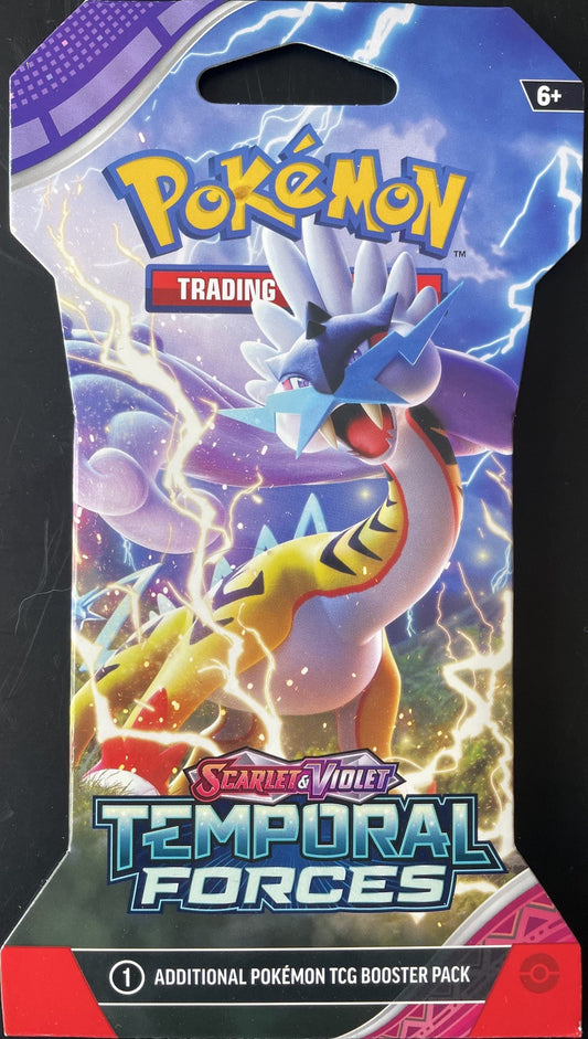 English Pokémon Scarlet & Violet Temporal Forces Blister Pack Assorted